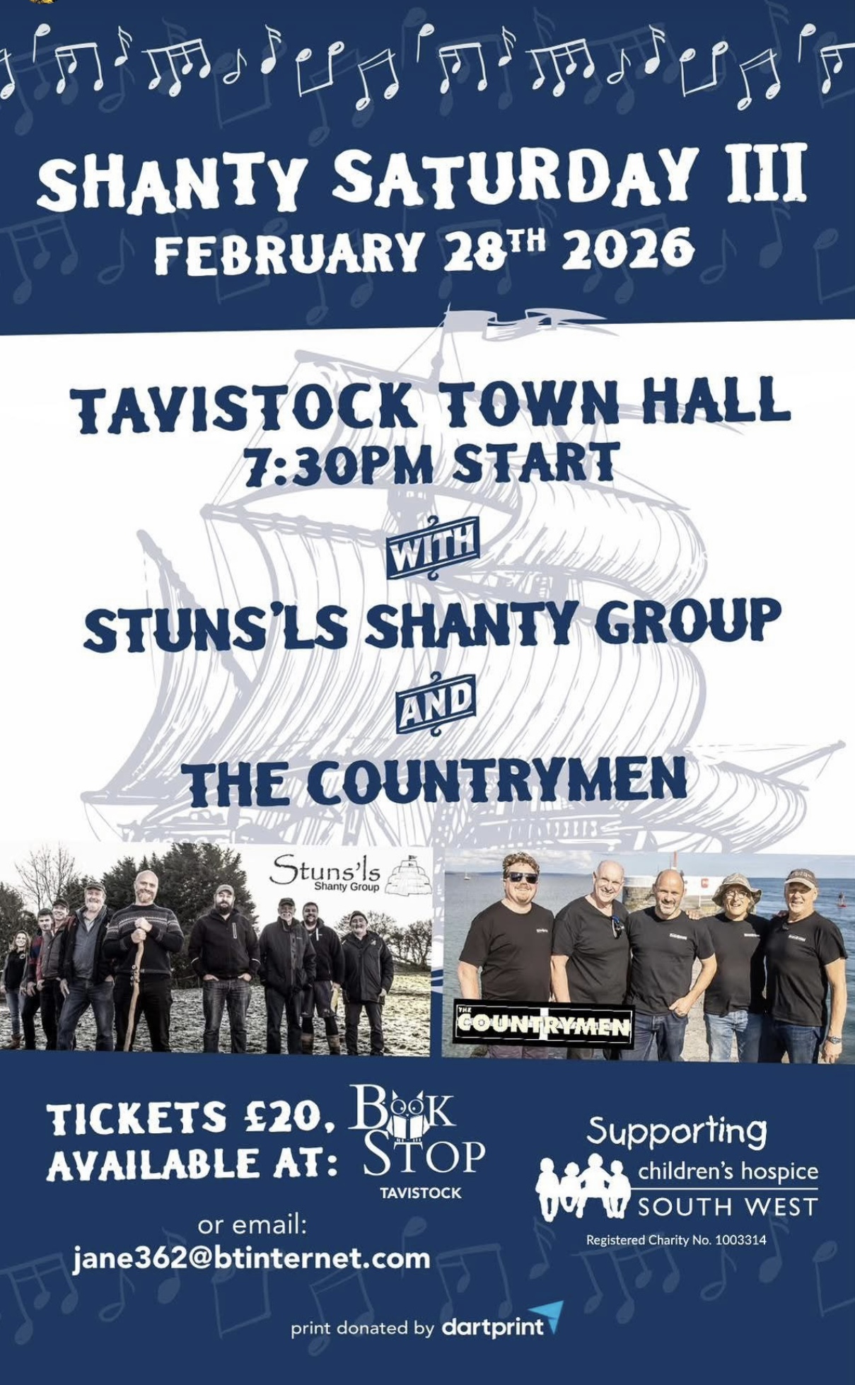 Shanty Saturday III in Tavistock - SOLD OUT!